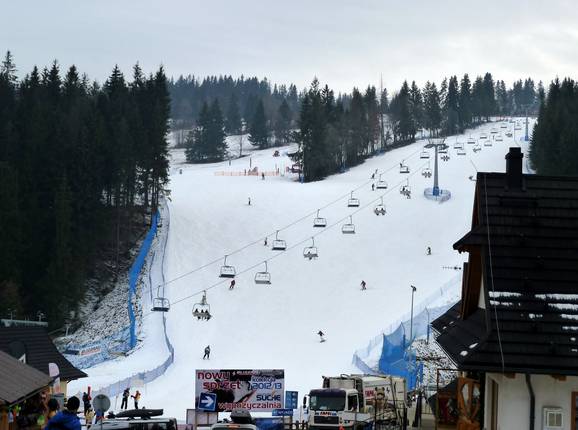 View of the Suche ski area