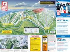 Trail map Lost Trail Powder Mountain