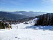 View of the valley station in the Arber ski area