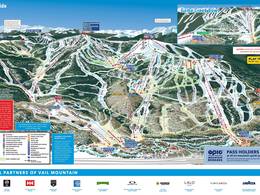 Trail map Vail