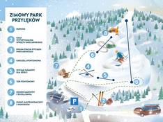 Trail map Jastrzębica – Przyłęków