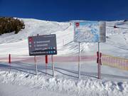 Slope signage at Zettersfeld