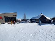 Well-maintained entry at Trysil Turistsenter