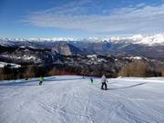 Wide slope and Dolomite panorama