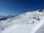 View over the Sillian ski area in the upper section