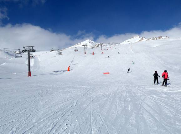 Grattalu slope in Tignes