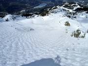View of the mogul slope from the Peak Express