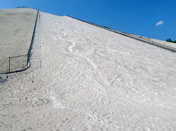 The downhill run at Monte Kaolino