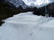 Top slope grooming