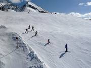 One of the many ski courses in the ski resort