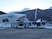Bus parking lot