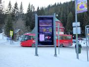 Digital information at the Javor valley station