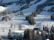 Easy slopes Idealhang, Zubringer and Schwanden