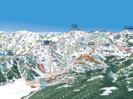Trail map Palisades Tahoe