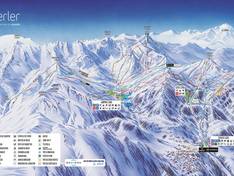 Trail map Cerler