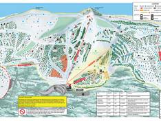 Trail map Frost Fire Park