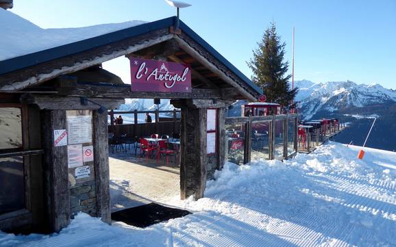 Huts, mountain restaurants  Mont Blanc (Monte Bianco) – Mountain restaurants, huts Espace San Bernardo – La Rosière/La Thuile