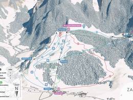 Trail map Zahmer Kaiser – Walchsee