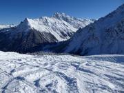 Fresh powder snow in the Gargellen ski area