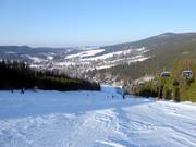 View over the Deštné ski area