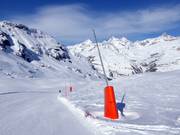 Lance snowmaking in Zermatt