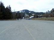 Parking lot on the outskirts of Whistler