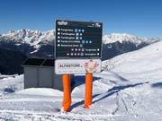 Slope signage in See