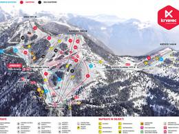 Trail map Krvavec