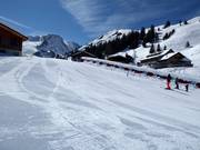 Easy slope in the children's ski area