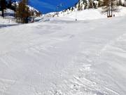 Blue slope below the Mercantour gondola