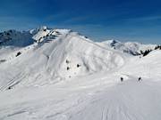 Descent and route Muttelberg