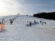 View over the Eschacher ski slope
