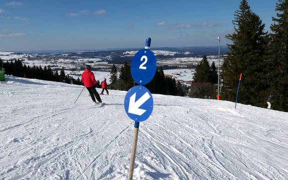 Ostallgäu: orientation within ski resorts – Orientation Nesselwang – Alpspitze (Alpspitzbahn)