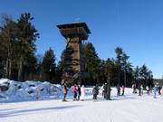 Viewing tower at the mountain station