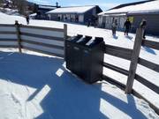 Waste separation in the Hafjell ski resort