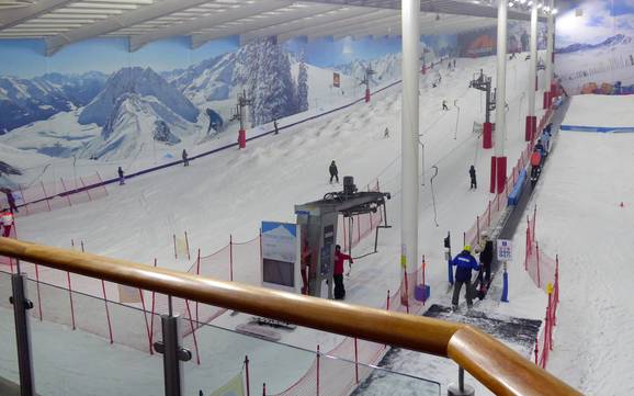 Indoor ski slope in England