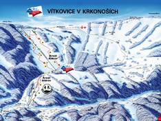 Trail map Aldrov – Vítkovice (Witkowitz)