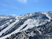 View of the slopes around the Snowpark