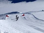Skicross and snowboardcross park Pitztal Glacier