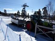 Environmentally friendly transportation in the holiday village Idre Fjäll