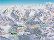 Trail map of the ski resort Heidbodme – Saas-Almagell
