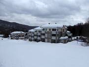 Chalets directly on the slope