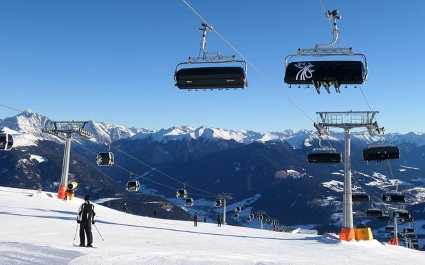Ski resort Kronplatz (Plan de Corones)