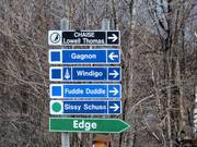 Slope signage