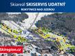 Trail map of the ski resort Udatný