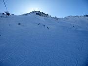 Powder slopes at the Presena Glacier