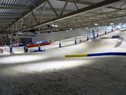 View from the beginner slope to the main slope
