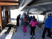 Assistance when boarding the chairlift