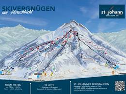 Trail map St. Johann in Tirol/Oberndorf – Harschbichl