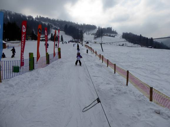 Wyciąg Krasnal - Rope tow/baby lift with low rope tow